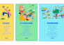 design a hand drawn character illustration in modern style